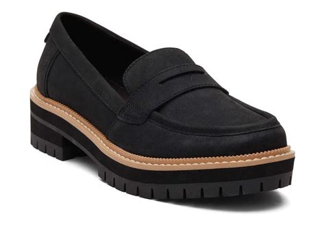 toms black loafers|toms women's cara loafers.